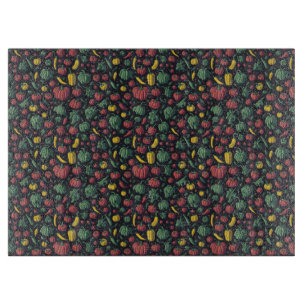 Planche À Découper Piments de légumes chili thème de cuisine motif