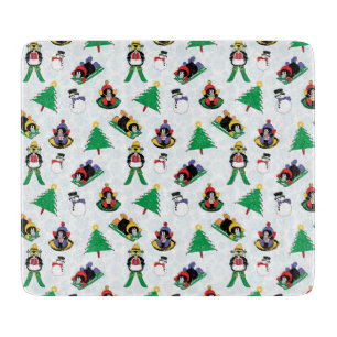 Planche À Découper Pingouin de Noël