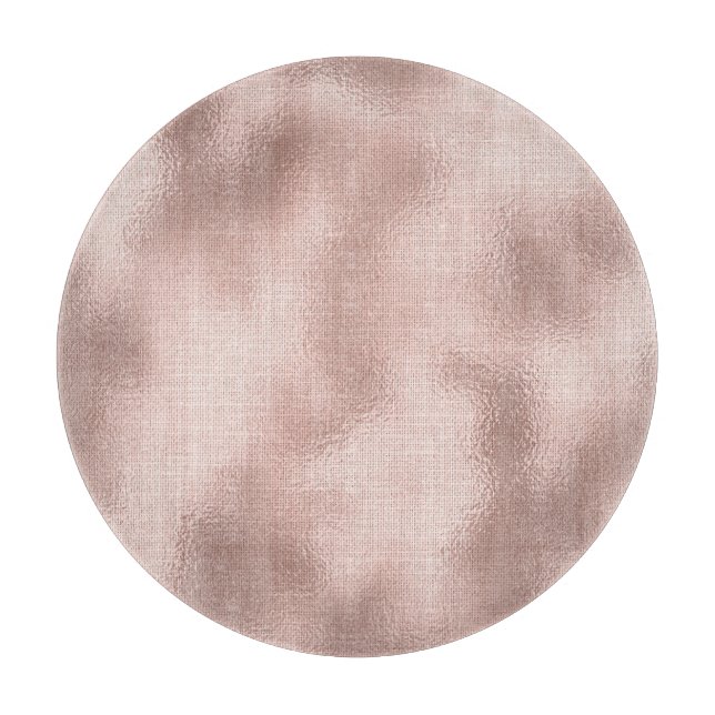 Planche À Découper Pink Blush Rose Gold Glam Étincelle (Devant)