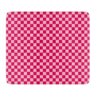 Planche À Découper Pink Combination Classic Checkerboard par STaylor