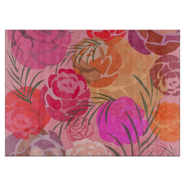 Planche À Découper Pink plants (Devant)