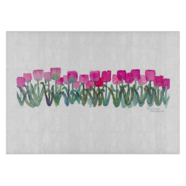 PLANCHE À DÉCOUPER PINK TULIP GROVE CUTBOARD (Devant)