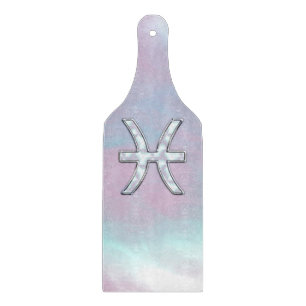 Planche À Découper Pisces Zodiac Signe Mère de Pearl style