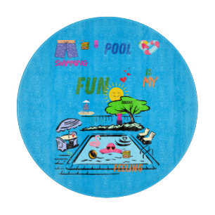 Planche À Découper Piscine Amusement