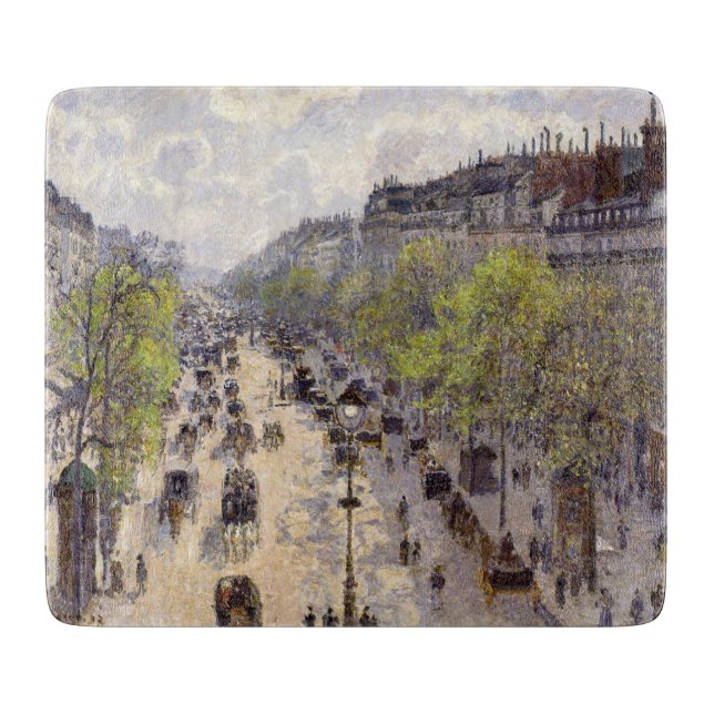 Planche À Découper Pissarro - Boulevard Montmartre, Printemps (Devant)