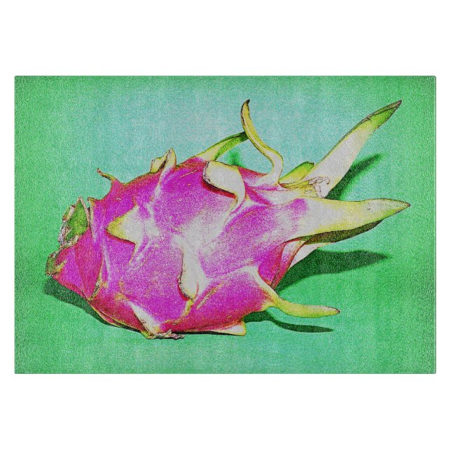 Planche À Découper "Pitaya Clair" Photo Mignon. Acheter Maintenant (Devant)