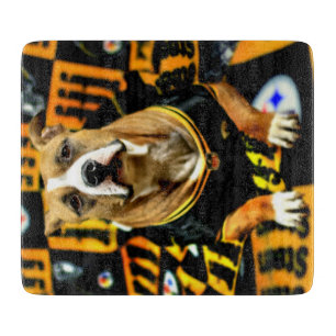 Planche À Découper Pitbull Secourt Dog Football Fanatic
