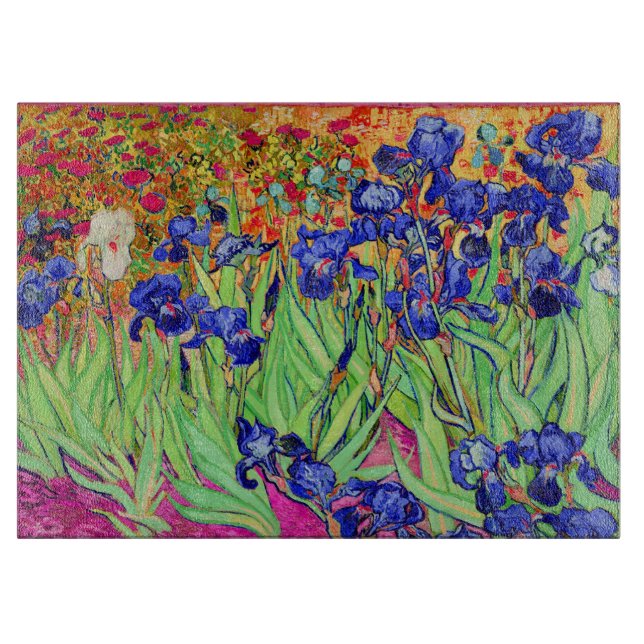 Planche À Découper PixDezines van gogh iris/st. remy (Devant)