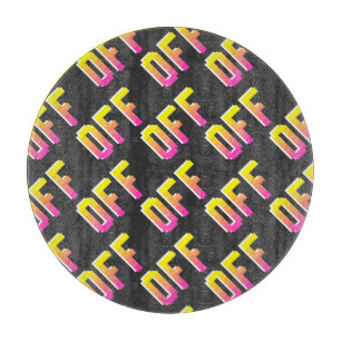 Planche À Découper Pixel off signes : motif vintage.