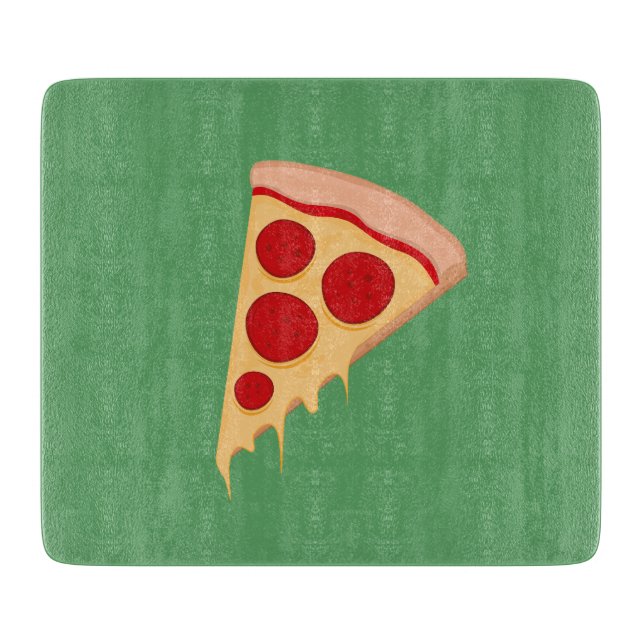 Planche À Découper pizza pepperoni 2D (Devant)