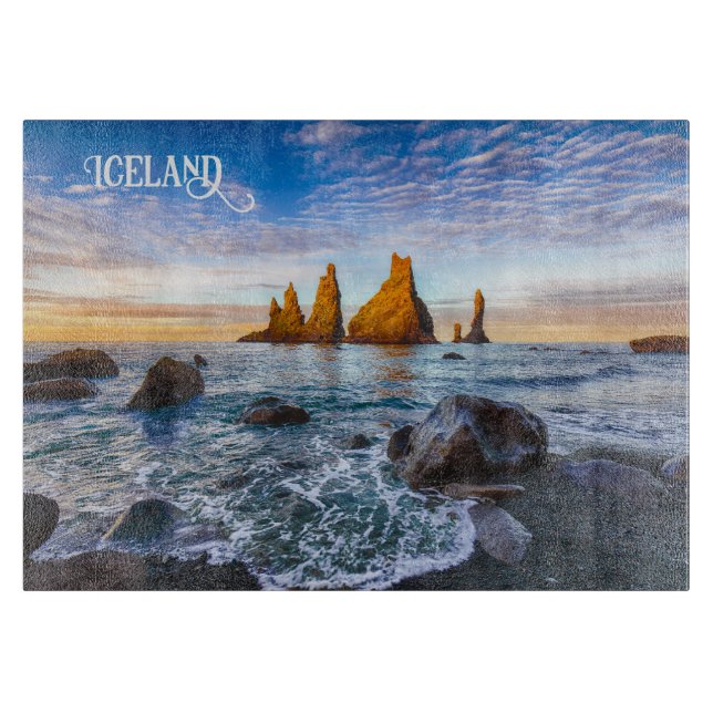 Planche À Découper Plage de Reynisfjara, Islande (Devant)