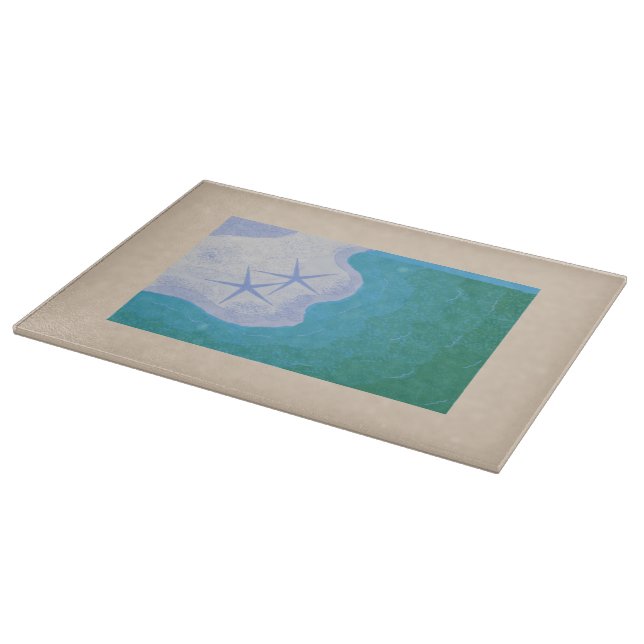 Planche À Découper Plage et étoile de mer (Coin)