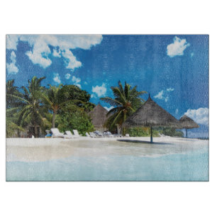 Planche À Découper Plage exotique