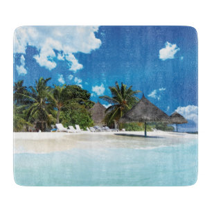 Planche À Découper Plage exotique