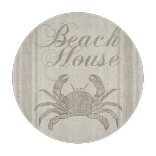 Planche À Découper Plage House Crab Seashore