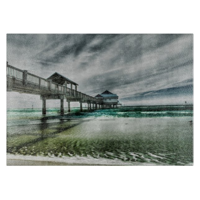 Planche À Découper Plages tropicales | Clearwater Floride (Devant)