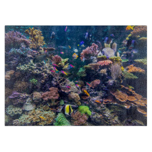 Planche À Découper Plages tropicales Corail sous-marin Reef