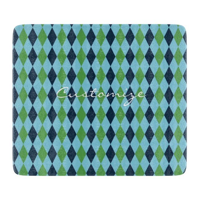Planche À Découper Plaid diamant Rockabily Thunder_Cove (Devant)