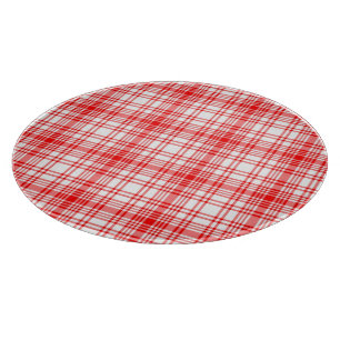 Planche À Découper Plaid rouge