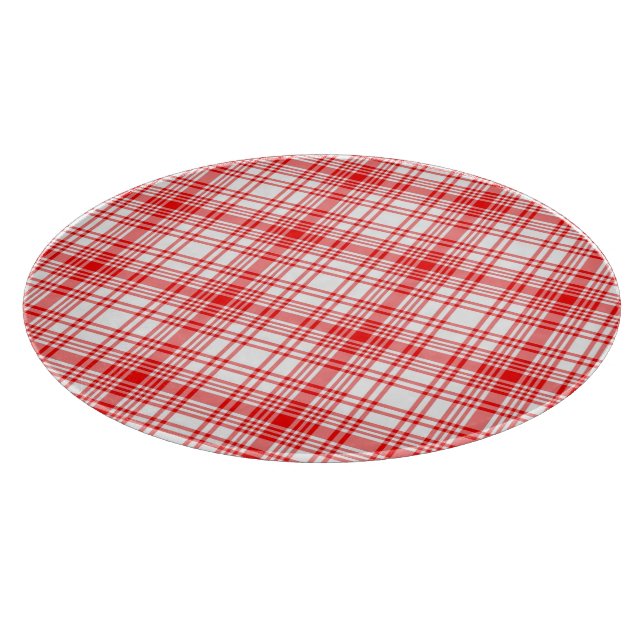 Planche À Découper Plaid rouge (Coin)