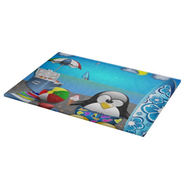 PLANCHE À DÉCOUPER PLAISANCE D'ÉTÉ À LA PLAGE (Coin)