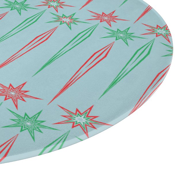 Planche À Découper Planche de coupe en verre à Icicles mi-mod (Coin)