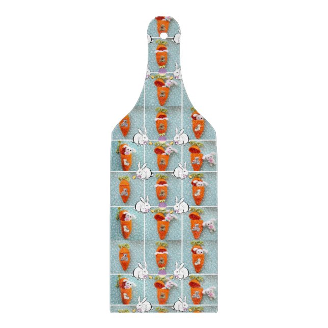 Planche À Découper Planche de coupe en verre de Pâques (Devant)