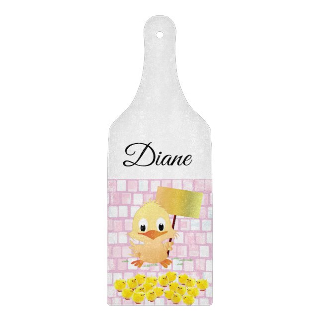 Planche À Découper Planche de coupe en verre de Pâques (Devant)