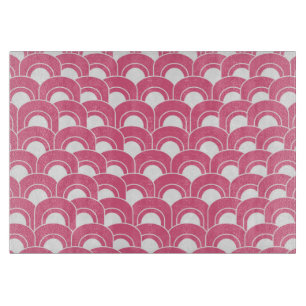Planche À Découper Planche de coupe en verre Mod Waves Rose