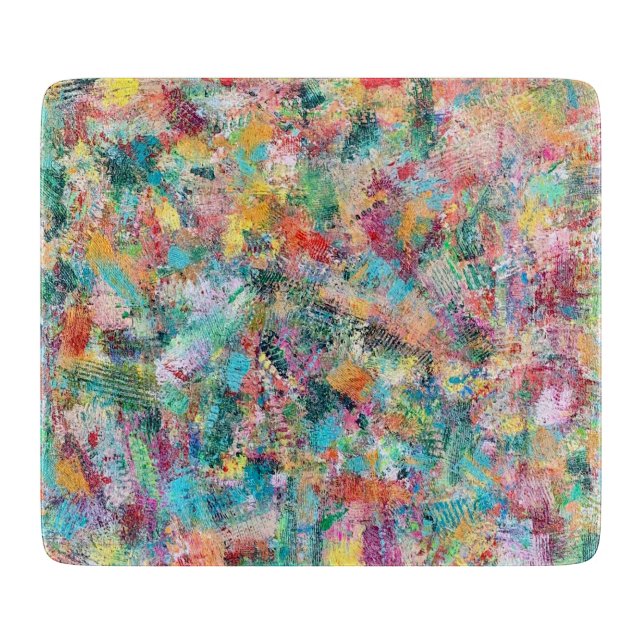 Planche À Découper Planche de coupe en verre Rosebud Deco (Devant)