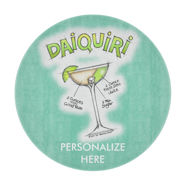 PLANCHE À DÉCOUPER PLANCHES DE DÉCOUPE EN VERRE, ART DE COCKTAIL RECE (Devant)