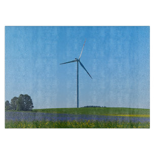 Planche À Découper Plante d'énergie éolienne - Tableau de bord