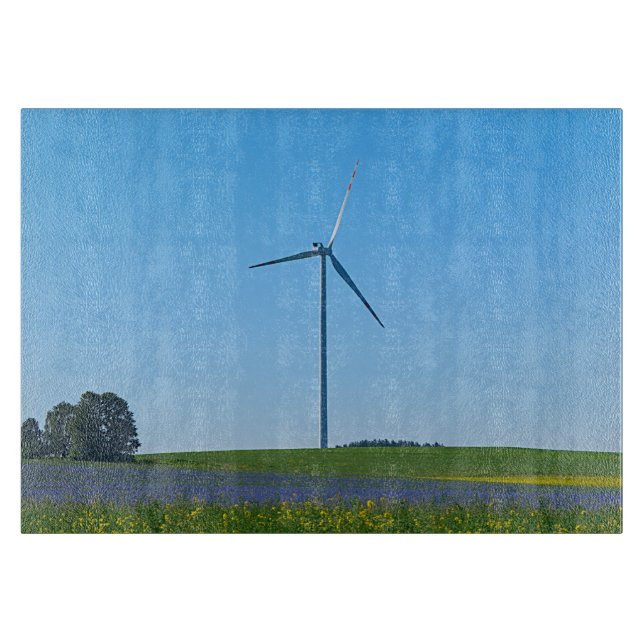 Planche À Découper Plante d'énergie éolienne - Tableau de bord (Devant)