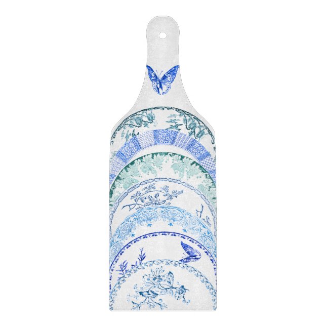 Planche À Découper Plaque d'antiquité française | Carte BLEUE BUTTERF (Devant)