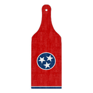 Planche À Découper Plaque de découpe en verre drapeau du Tennessee