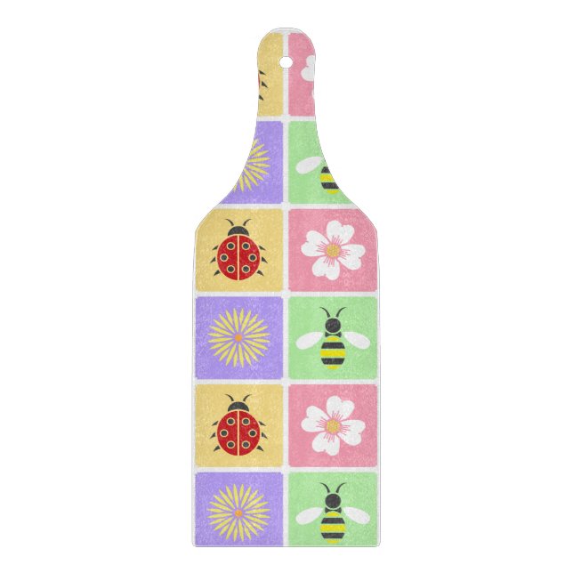 Planche À Découper Plaques de ressort Coupe en verre (Devant)