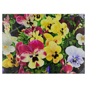 Planche À Découper Plat de panneaux de couleurs mixtes