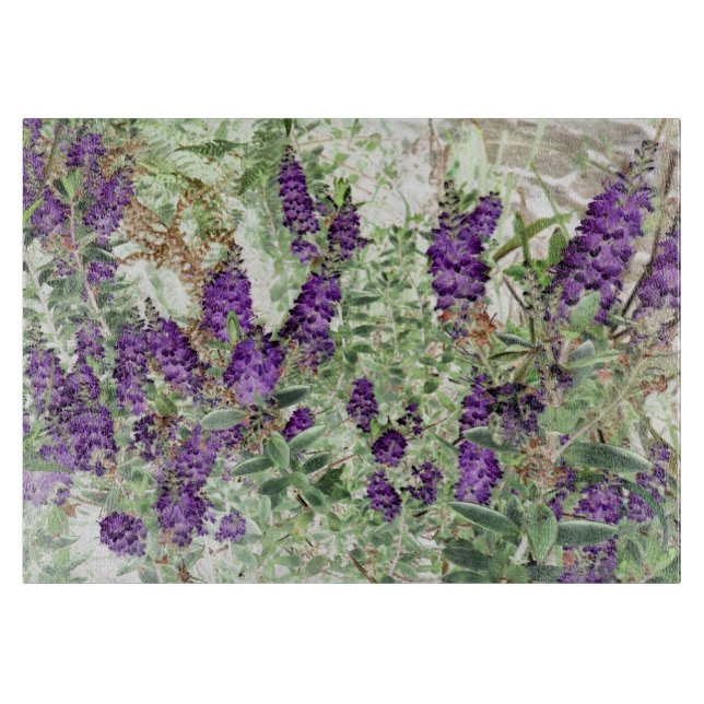 Planche À Découper Plateau de coupe en verre Hebe Lavendar (Devant)