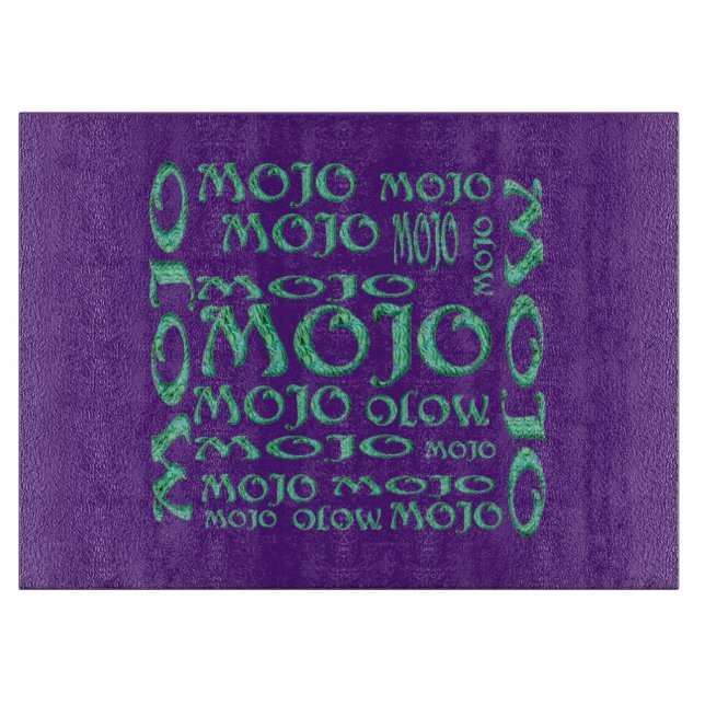 Planche À Découper Plateau de coupe en verre violet mojo (Devant)
