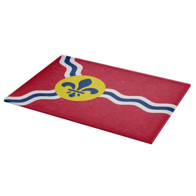 Planche À Découper Plateau de coupe patriotique, Drapeau de Saint-Lou (Coin)