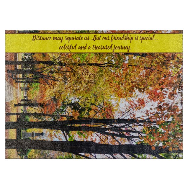 Planche À Découper plateau de découpe de distance d'amitié 2022 (Devant)