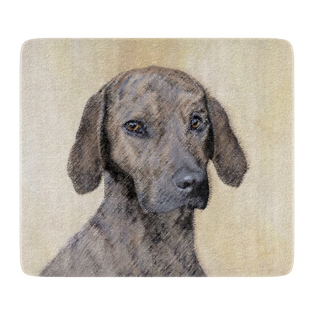 Planche À Découper Plott Peinture - Cute Original Chien Art (Devant)