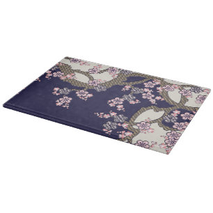 Planche À Découper Plum fleur traditionnel japonais textile