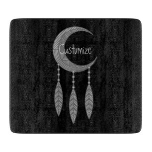 Planche À Découper Plumes de lune de croissant d'argent Thunder_Cove