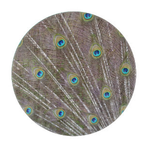 Planche À Découper Plumes de paon