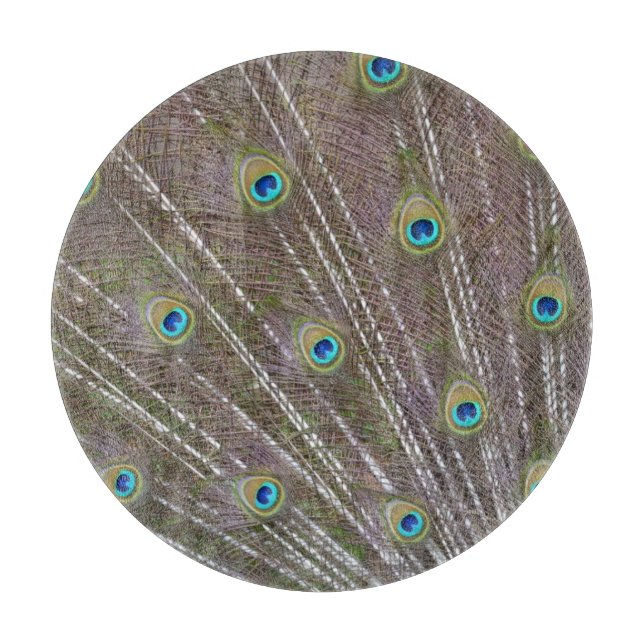 Planche À Découper Plumes de paon (Devant)