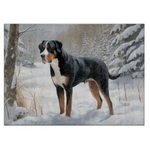 Planche À Découper Plus grand Noël de montagne suisse Laissez tomber 