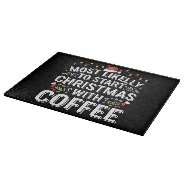 Planche À Découper Plus susceptible de commencer Noël avec la famille (Coin)