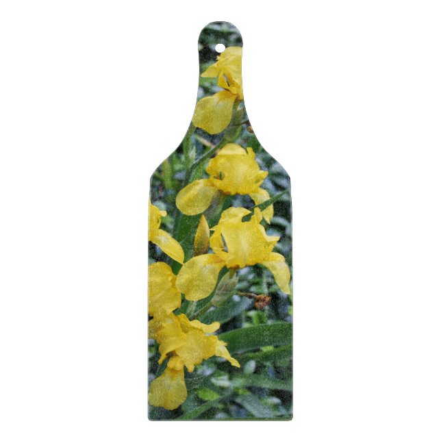 Planche À Découper Plutôt Jaune Iris Floral Cutting Board (Devant)