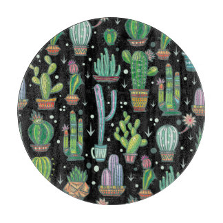 Planche À Découper Points à main colorés : Vintage Abstrait